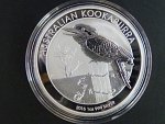 1 Dollars - 1 Oz (31,1050g)  Ag - Kookaburra 2016, kvalita proof, Ag 999/1000, etue