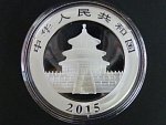 10 Yuan 2015 Panda - 1 Oz (31,1050g), Ag 999/1000, etue