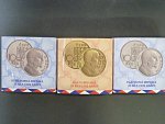 Zlatá, platinová a stříbrná replika 10 Kčs 1992 Rašín, číslované č. 35, Au 986, Pt 999, Ag 925, 3x 7,8 g, průměr 24,5 mm, limit 100ks, etue, certifikáty 