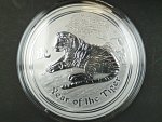 30 Dollars - 1 Kg Ag - Rok tygra 2010, kvalita proof, Ag 999/1000, 1000g, etue
