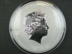 30 Dollars - 1 Kg Ag - Rok tygra 2010, kvalita proof, Ag 999/1000, 1000g, etue