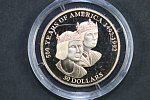 50  Dollars 1992 500.Years of America, Au 583, 7,776g, KM-249