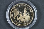 50  Dollars 1992 500.Years of America, Au 583, 7,776g, KM-260