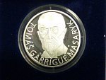 medaile 75 let od úmrtí T. G. Masaryka - 1 Oz Ag