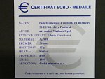 medaile - Jiří z Poděbrad / Zavedení EURO měny