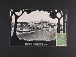Nový Hrádek - okr. Náchod, čb. pohlednice, koláž, prošlá 1914