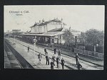 Chlumec na Cidlinou nádraží, prošlá 1908