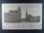 Přerov, čb. pohl. Náměstí, prošlá 1905