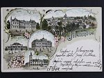 Jilemnice okr Semily, litografie prošlá 1899