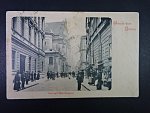 Brno - Poštovská ulice (Postgasse), prošlá 1899