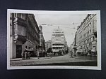 Brno - Kobližná ulice (Krapfengasse), fotopohlednice, prošlá 1937