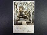 Brno - Jezuitská (Jesuitengasse), vnitřek chrámu, prošlá 1901