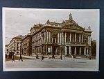 Brno - Malinovského nám. (Theaterplatz) Zemské divadlo, fotopohlednice, neprošlá