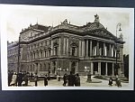 Brno - Malinovského nám. (Theaterplatz) Zemské divadlo, fotopohlednice, neprošlá