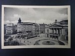 Brno - Malinovského nám. (Theaterplatz), fotopohlednice, prošlá 1945