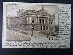 Brno - Malinovského nám. (Theaterplatz) Zemské divadlo, prošlá 1901