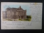 Brno - Malinovského nám. (Theaterplatz) Zemské divadlo, prošlá 1900