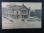 Brno - Malinovského nám. (Theaterplatz) Zemské divadlo, prošlá 1904