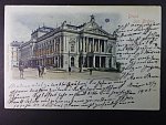 Brno - Malinovského nám. (Theaterplatz) Zemské divadlo, prošlá 1902