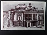 Brno - Malinovského nám. (Theaterplatz) Zemské divadlo, prošlá 1953