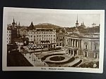 Brno - Malinovského nám. (Theaterplatz), fotopohlednice, prošlá 1926