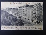 Brno - Koliště (Theresienglacis), prošlá 1904, stopa po přišpendlení