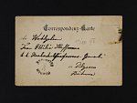 Maria Zell - bar. litograf. koláž, použitá 1892, odlepená zn.