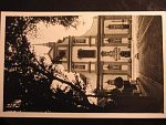 Brno, čb. fotopohlednice, chrám sv. Tomáše, neprošlá