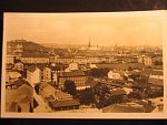 Brno, čb. fotopohlednice, celkový záběr, prošlá 1933