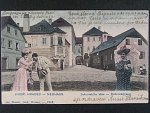 Jindřichův Hradec,koláž, prošlá 1905