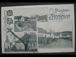 Bochovice (okr. Třebíč), čb. vícezáběrová pohl., pošt. prošlá 1912
