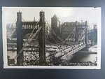 Praha, fotopohlednice Štefanikův most, neprošlá