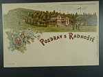 Radhošť, bar. vícezáběrová litograf. pohl., neprošlá