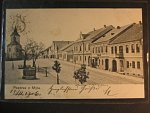 Mýto, čb. pohl. náměstí, prošlá 1906