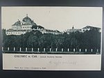 Chlumec nad Cidlinou zámek Karlova koruna, prošlá 1904, vlak. raz.