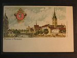 Pardubice, bar. litograf. pohl., neprošlá