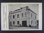Třebechovice okr. Hradec Králové, F. Drašnar dámská konfekce, prošlá 1916