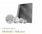 KRONIKA PRVNÍ REPUBLIKY díl 2. 1919 stříbrné vydání - Unikátní Kronika o historii a bankovkách 1.republiky