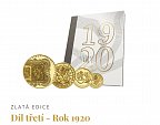 KRONIKA PRVNÍ REPUBLIKY díl 3. 1920 zlaté vydání - Unikátní Kronika o historii a bankovkách 1.republiky