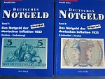 Arnold Keller : Das Notgeld der deutschen Inflation 1923, formát 14.8 x 21 cm, 7 + 8 díl