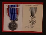 Medaile - za pracovní věrnost - ČSSR, punc Ag 925/1000, značka výrobce Mincovna Kremnica + knížka