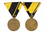 Čestná medaile Za mnoholeté členství v domobraneckých sborech, za 25 let, nová stuha