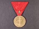 Vojenská jubilejní pam. medaile z r.1898, původní stuha