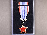 Řád rudé hvězdy práce ČSSR č.4655, punc Ag 925, značka výrobce ZUKOV, originální etue