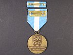 Čestný pamětní odznak Za službu v mírové misi na Balkáně + dekret