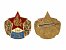 ČSR NÁRODNÍ ODBOJ - Pamětní odznak partyzánského odřadu Signál, pozlacený bronz, smalty, upínání na vodorovnou jehlu
