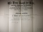 Dekret na Řád Františka Josefa I. Rytířský kříž, udělen v r. 1888, podpis Fr. Josef I., karton, velký formát (53x71 cm)