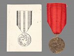 Medaile Za službu vlasti - ČSSR + průkaz