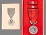 ČSSR - Medaile Za zásluhy o obranu vlasti - ČSSR, punc Ag 900, značka výrobce Zukov, udělovací průkaz a etue