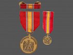 Služební medaile národní obrany + miniatura